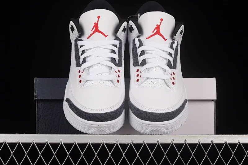 All categories Air Jordan Jordan series basketball shoes Air Jordan 3 foreign trade version Air Jordan 3 Retro SE-T AJ3 Jordan 3 denim new flame red CZ6433-100